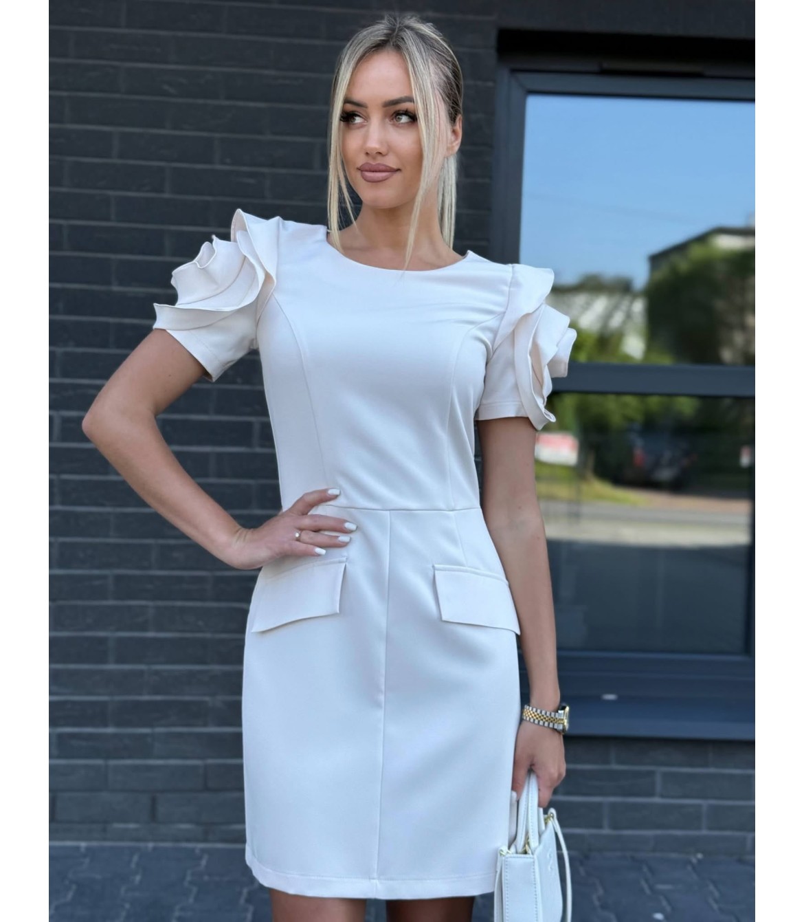 Suknelė "Mia" kreminė