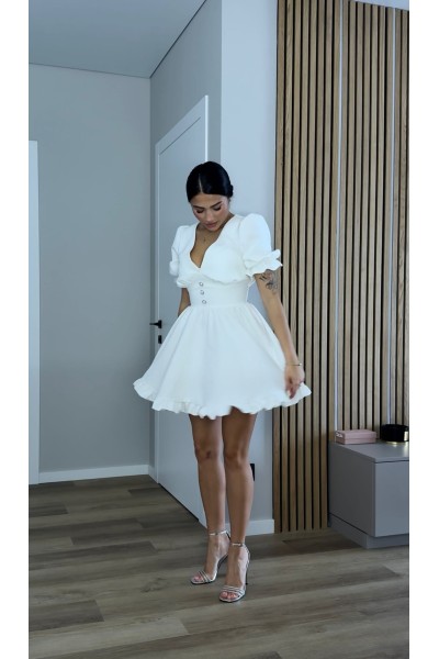 Suknelė "Blue" balta 