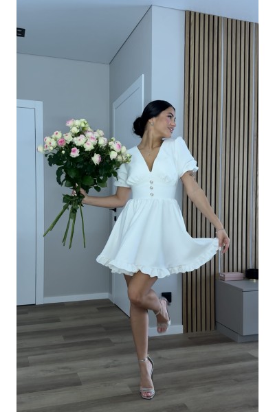 Suknelė "Blue" balta 